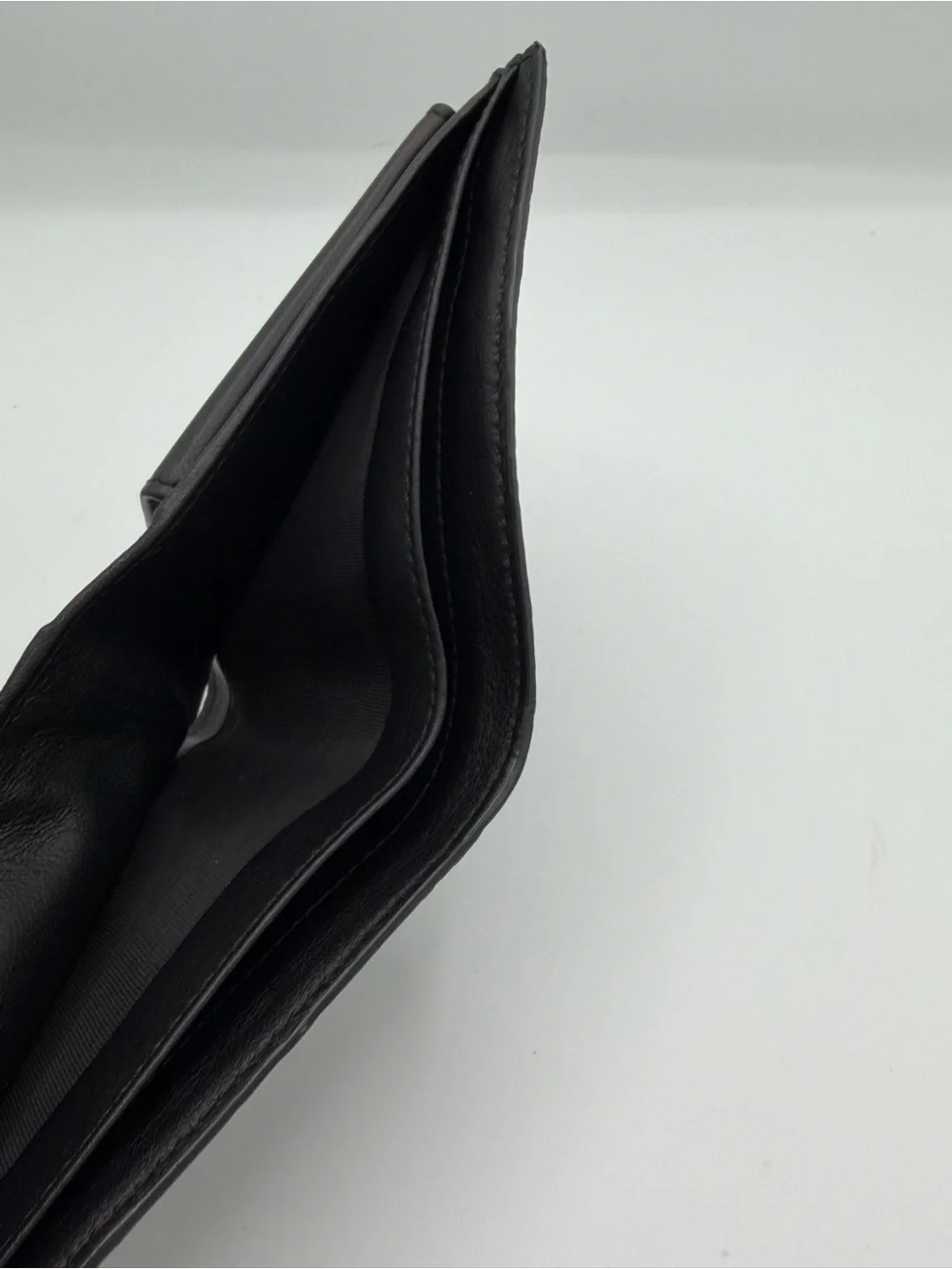 Gucci Black Embossed GG Leather Money Clip